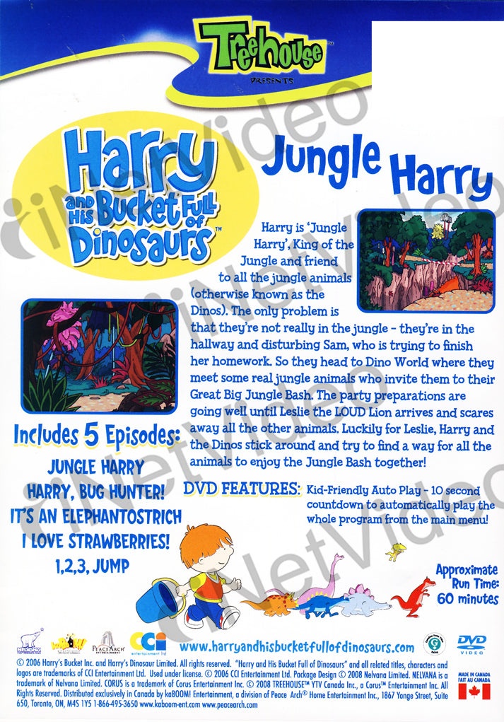 Harry And Bucket Full Of Dinosaurs - Jungle Harry