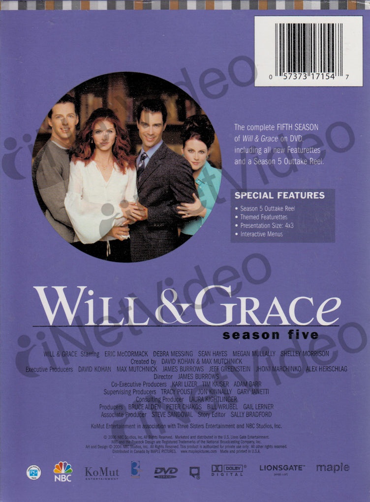 Will And Grace - Season 5 (Boxset)