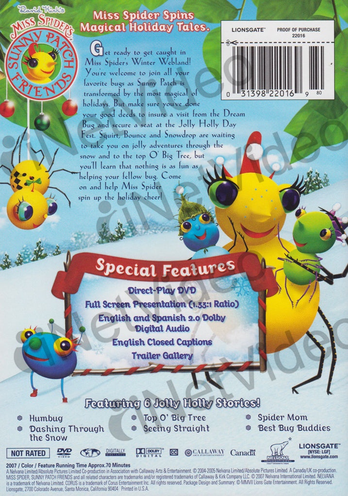 Miss Spider's Sunny Patch - Hum Bug - 6 Holiday Stories