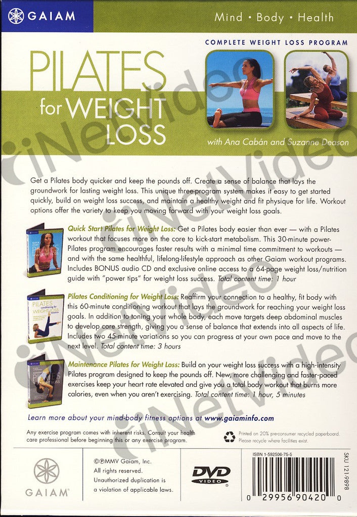 Pilates For Weight Loss Series (Boxset)