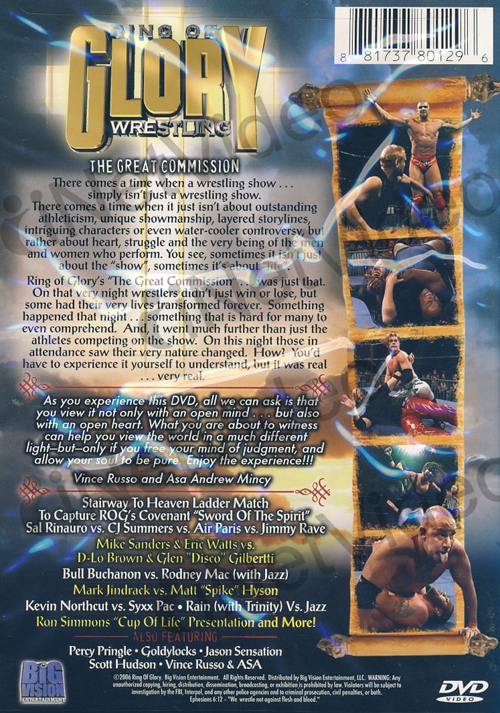Ring Of Glory Wrestling: The Great Commission