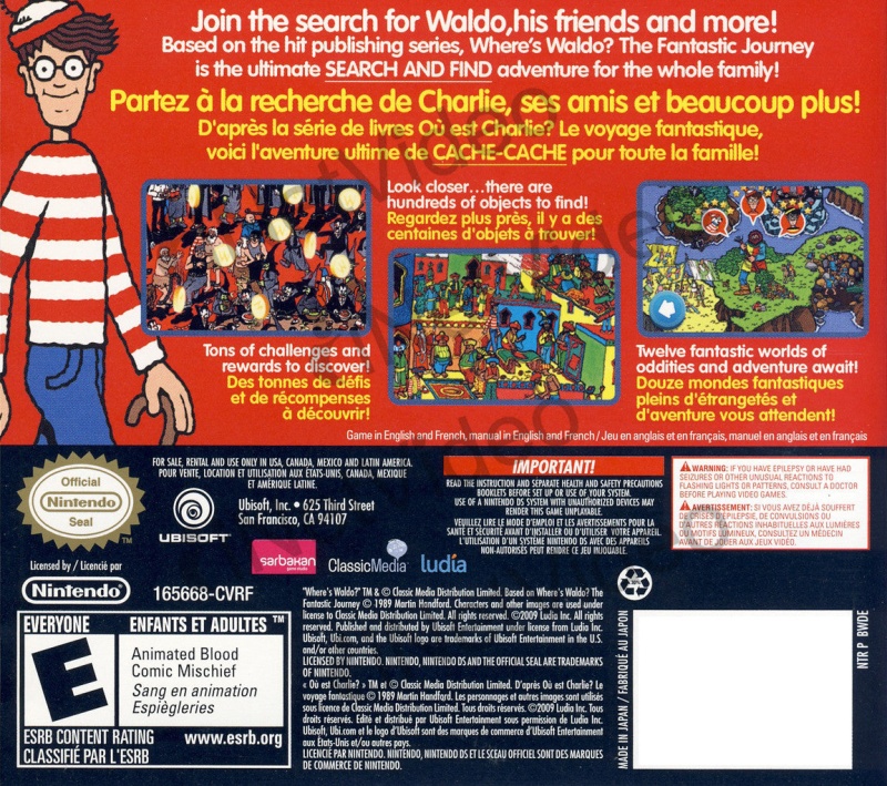 Where S Waldo? - The Fantastic Journey (Ds)