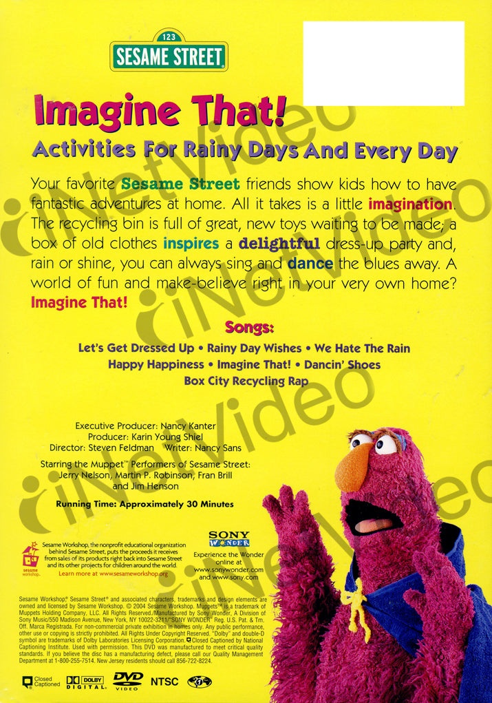 Imagine That (Sesame Street) (Pink Spine)