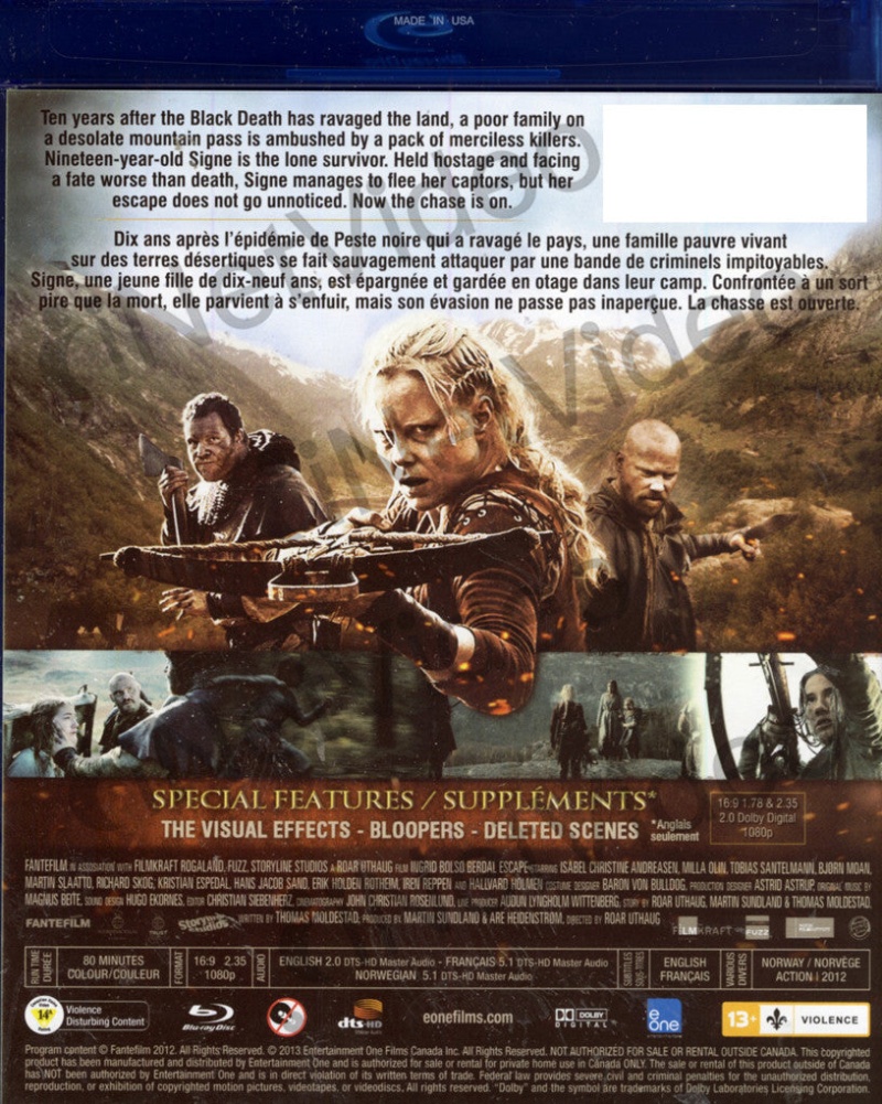 Escape (Flukt) (Dagmar, L'ame Des Vikings) (Blu-Ray)
