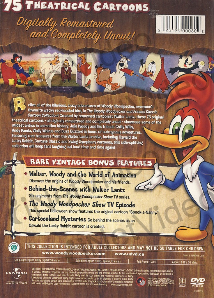 The Woody Woodpecker And Friends Classic Cartoon Collection (Boxset)