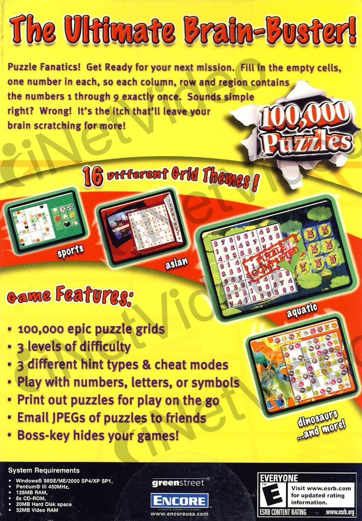 Professor Fuji s Sudoku Deluxe Pc 