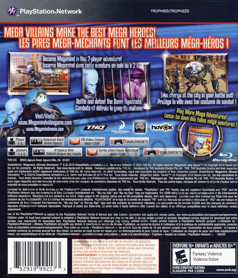 Megamind - Ultimate Showdown (Playstation3)