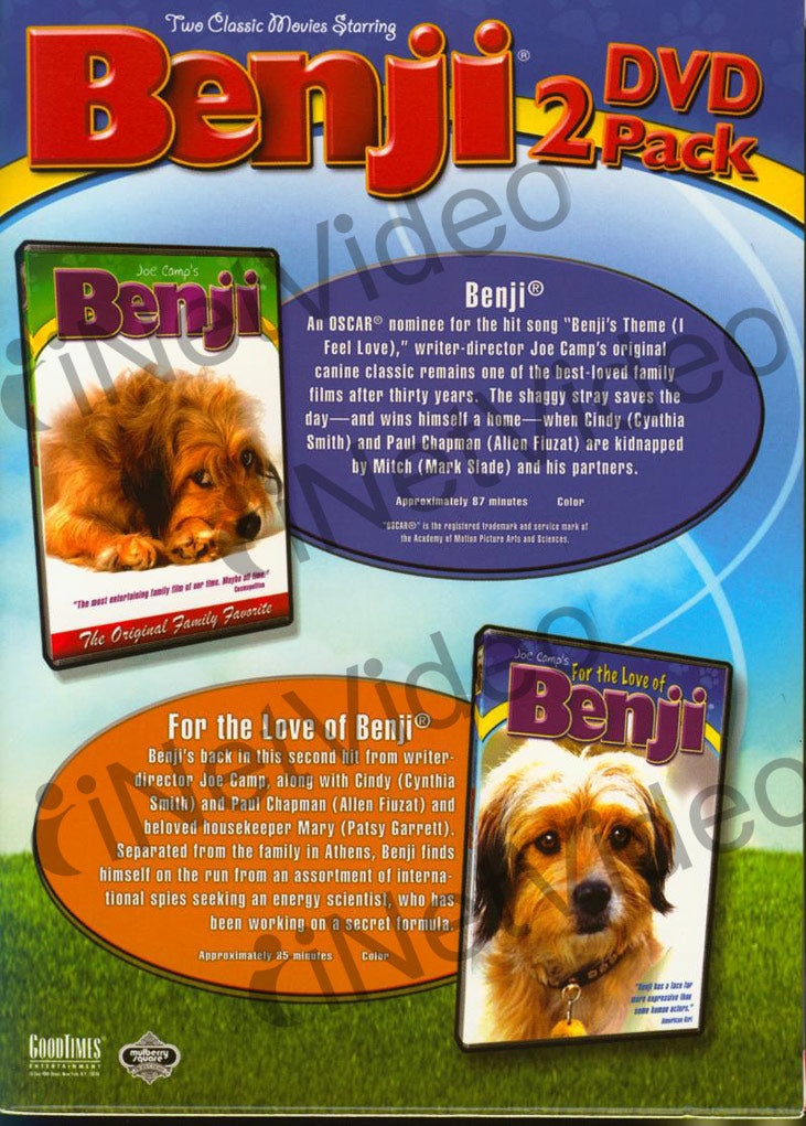Benji / For The Love Of Benji (Double Feature) (Boxset)