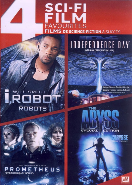 I, Robot / Independence Day/ Prometheus/ The Abyss (Bilingual) (Boxset)