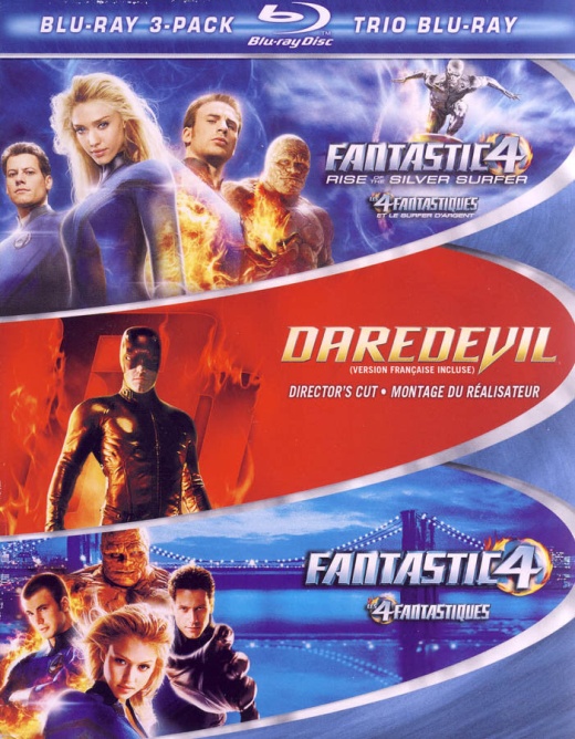 Fantastic 4 Rise Of The Silver Surfer / Daredevil / Fantastic 4 (Blu-Ray) (Boxset) (Bilingual)
