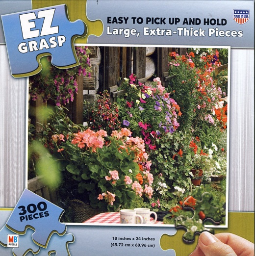 Ez Grasp Puzzle - Wall Of Flowers (300 Pieces)