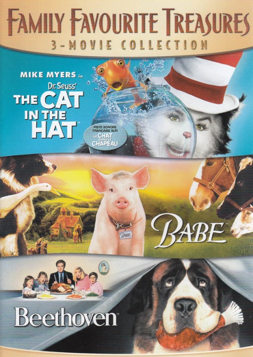 Family Favorite Treasures (The Cat In The Hat/Babe/Beethoven) (Bilingual) DVD