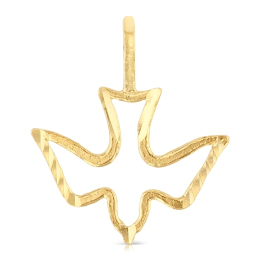 Ioka 14K Gold Religious Holy Spirit Dove Charm Pendant