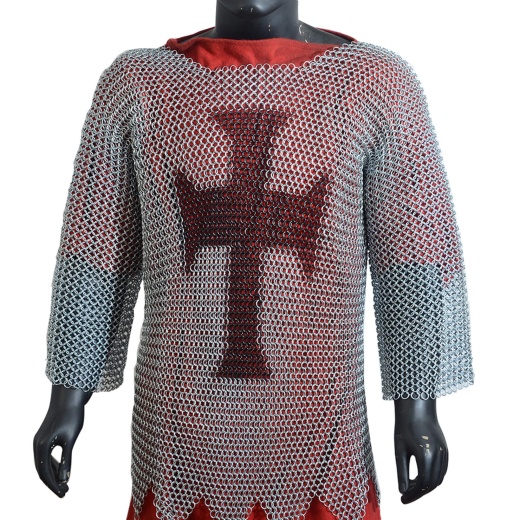 Templar Chain Mail Shirt - Wearable Medieval Armor