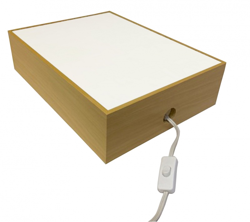 Inovart "Original" Lite Box 12" x 16"- Oak
