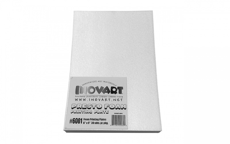 Inovart Presto Foam Printing Plates 6" x 9" - 30 sheets