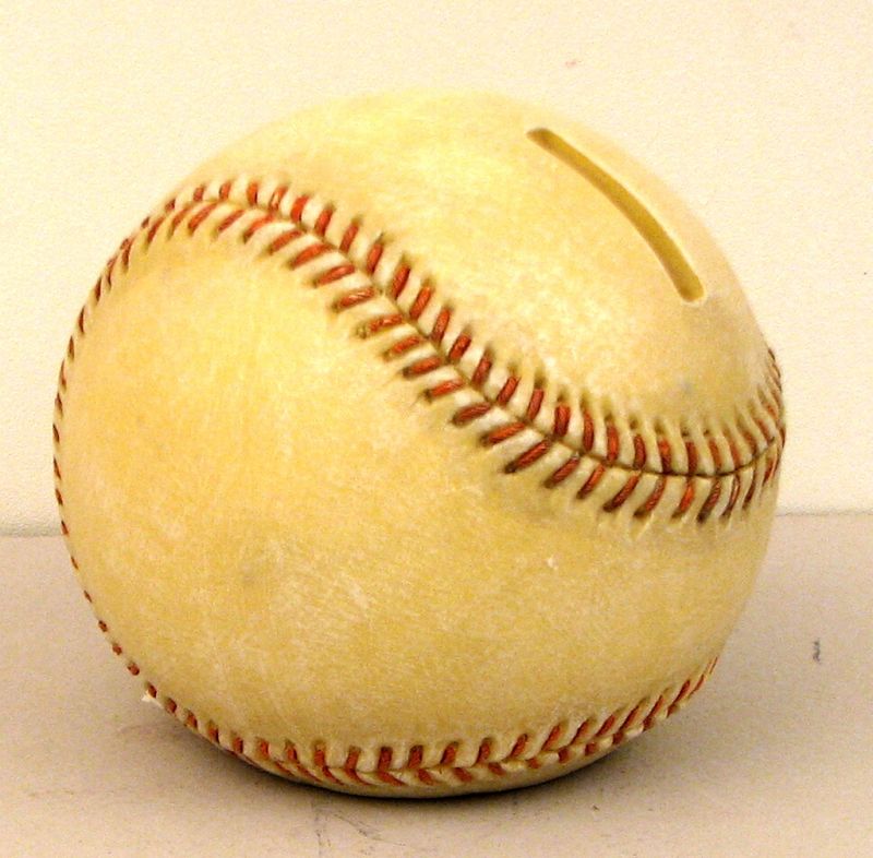 Ceramic Bank Baseball