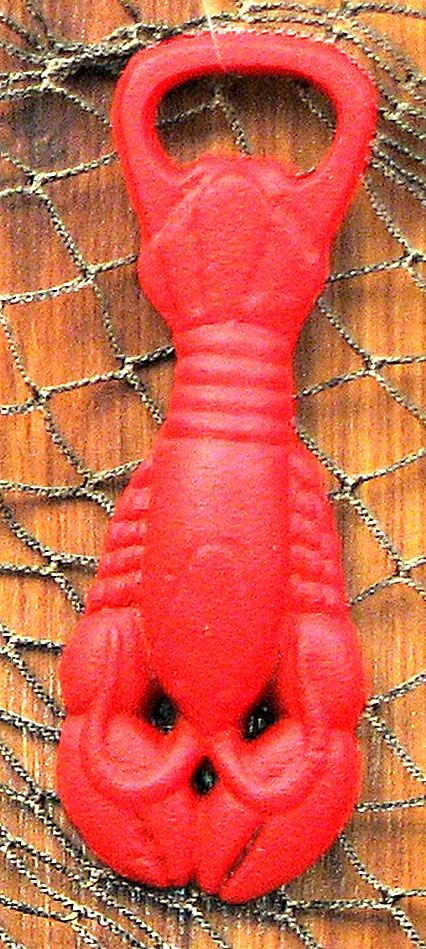 Lobster Bottle Opener Red