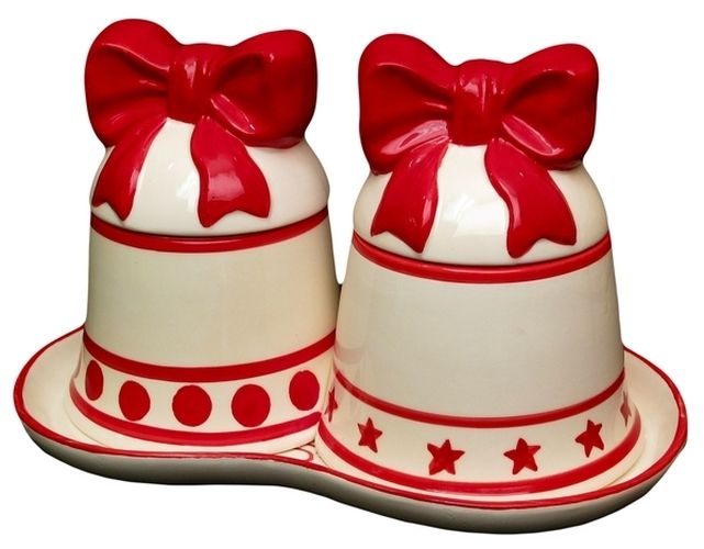 Christmas Bell Canister Set