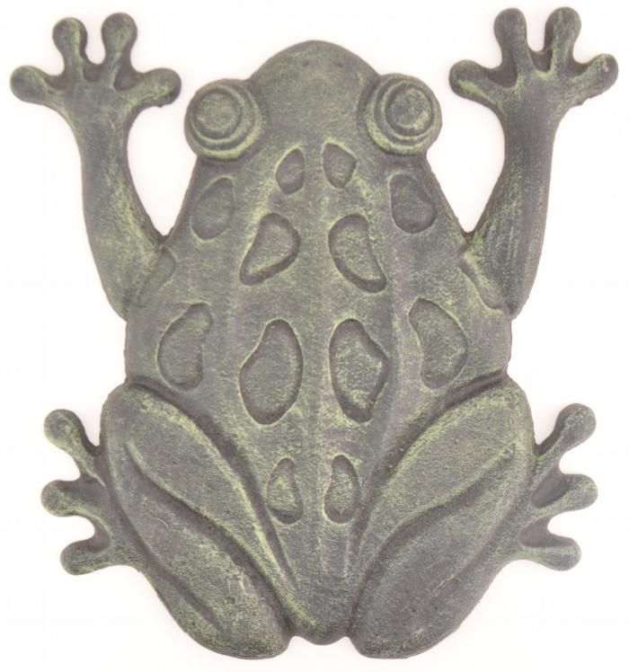 Frog Stepping Stone Antique Bronze