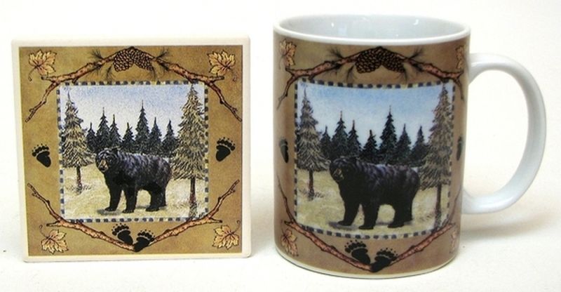 Bear Cup/Coaster Set