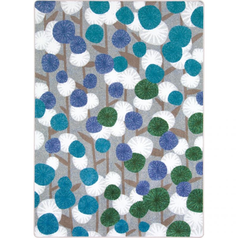 Posy Grove 10'9" x 13'2" Area Rug in Peacock