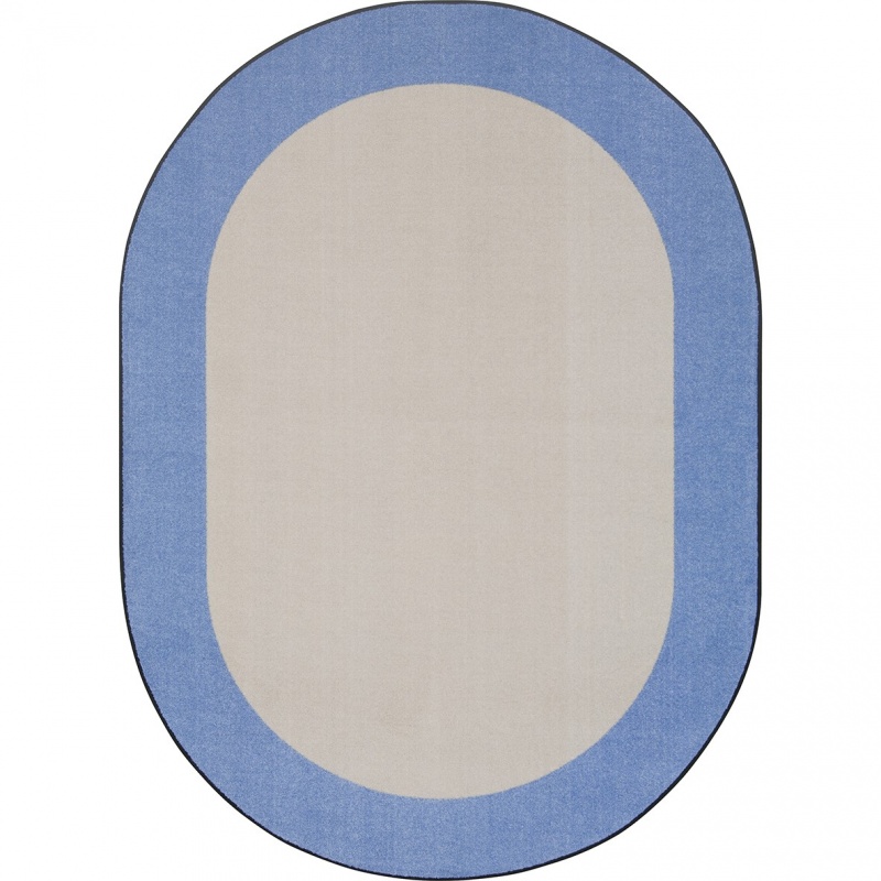 Easy Going 5'4" X 7'8" Area Rug In Color Light Blue