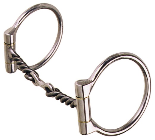 Reinsman Golden Glide Twisted Dog Bone Offset Dee Bit
