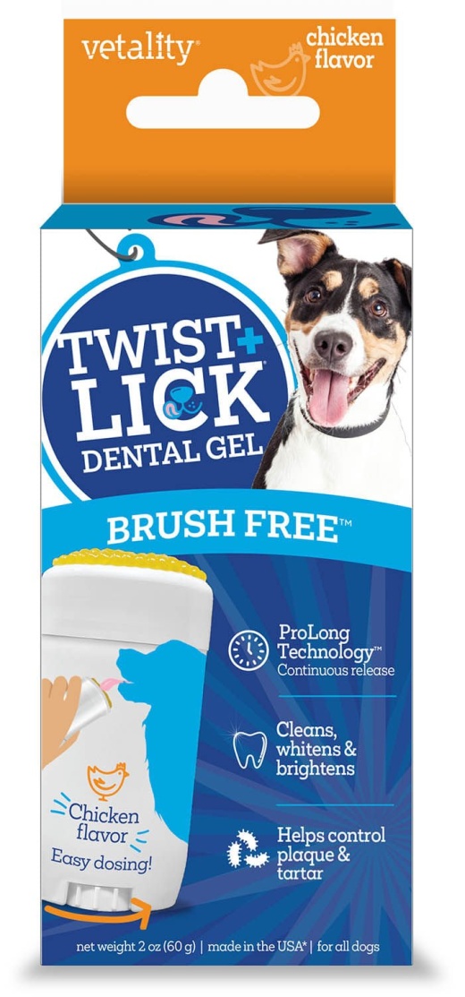 Vetality Twist & Lick Oral Gel For Dogs, Chicken