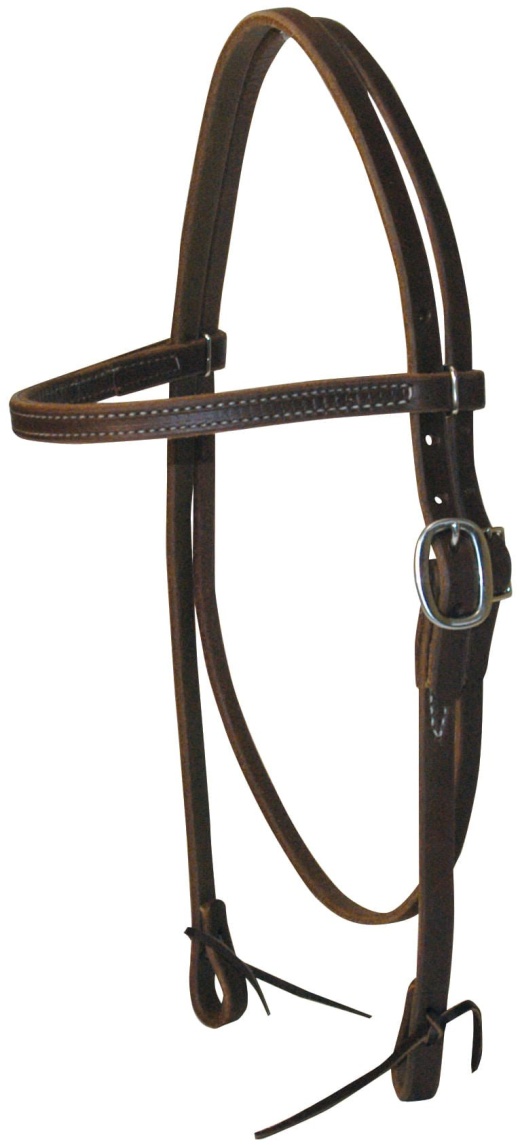 Heavy Oiled Leather Browband Headstall