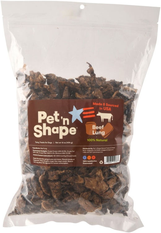 Pet 'N Shape Roasted Beef Lung Treats