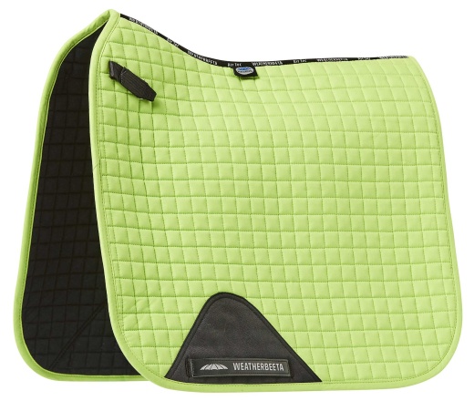Weatherbeeta Prime Dressage Saddle Pad Lime Green