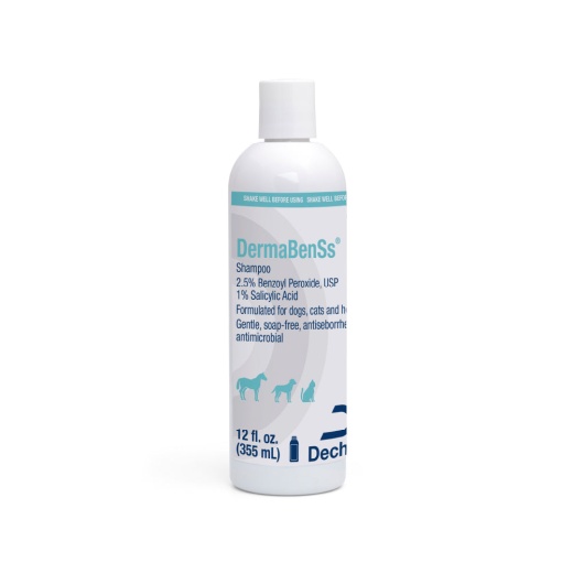 Dermabenss Shampoo for Dogs, Cats, and Horses - 12 Oz