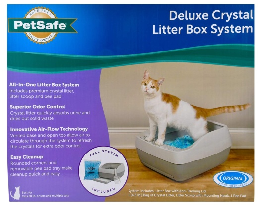 PetSafe Deluxe Crystal Litter Box System & Accessories