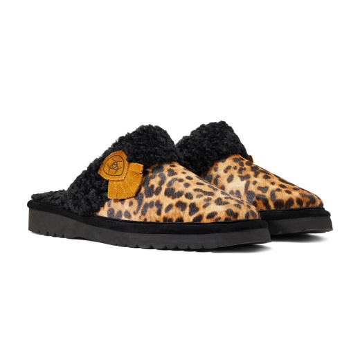 Ariat Jackie Square Toe, Cheetah Slippers