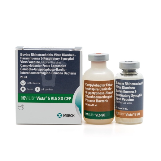 Bovilis Vista 5 VL5 SQ CFP Vaccine - Merck