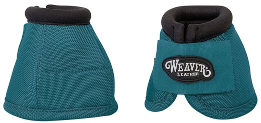 Weaver Ballistic No-Turn Bell Boots For Horses Turquoise / Medium