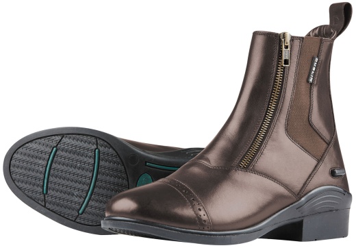 Dublin Evolution Double Zip Front Paddock Boots in Brown
