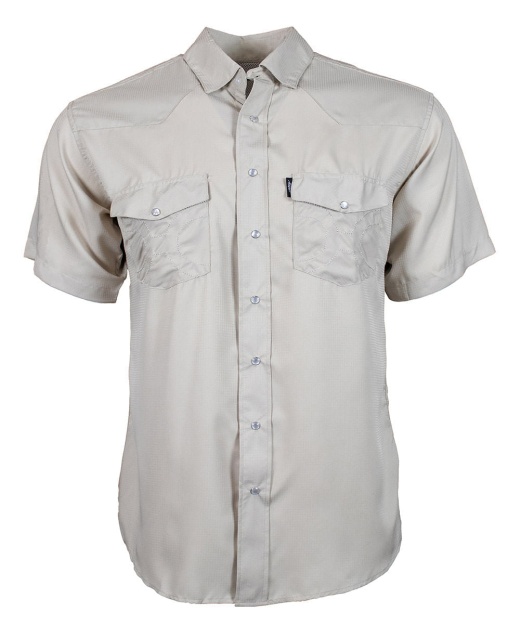Hooey "Sol" Men's Short Sleeve Pearl Snap Shirt - Medium