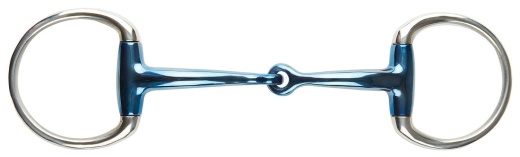 JP Korsteel Blue Steel Eggbutt Snaffle Bit