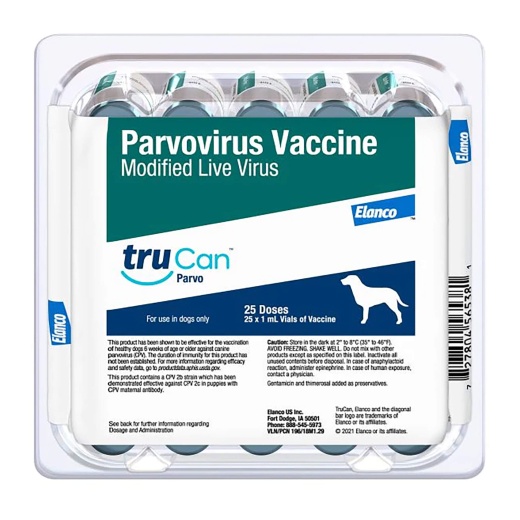 Trucan Parvo / Duramune Max Pv Dog Vaccine (25 X 1Ml) - 1Ml / 25Ct
