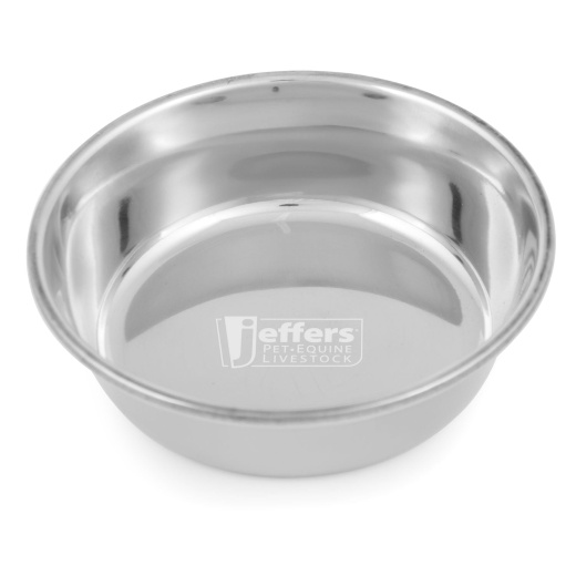 Jeffers Heavy Duty Stainless Steel Food & Water Bowls For Pets