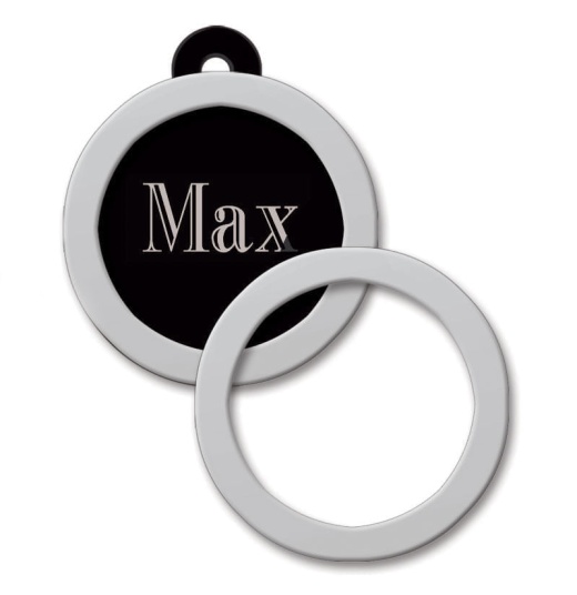 Id Tag Silencers For Large Bone & Large Circle Dog Tags - Large Circle