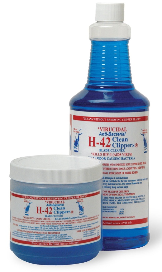 H-42 Clean Clippers Anti-Bacterial Blade Cleaner - Jar / 32 Oz