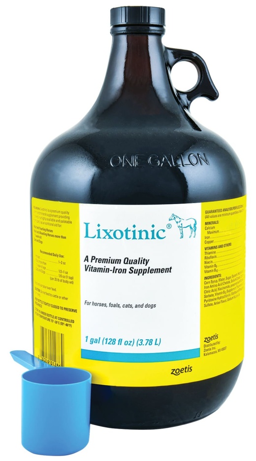 Lixotonic Vitamin and Mineral Supplement for Animals - 1 Gallon (Glass)