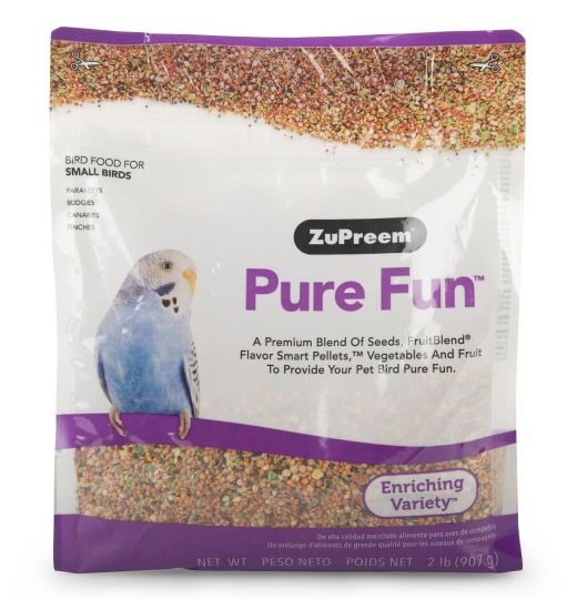 Pure Fun Bird Food for Small Birds - Premium Blend by Zupreem