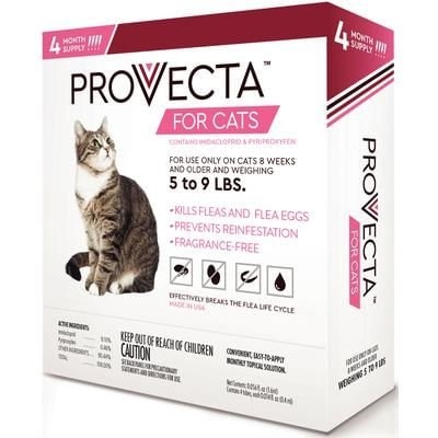 Provecta II for Cats, 4 Dose - Effective Flea Control for Your Feline Friend