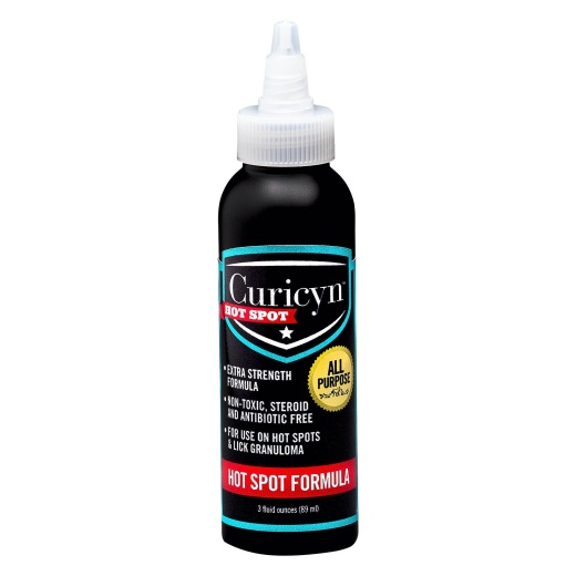 Curicyn Hot Spot Formula 3 Oz Bottle for Pet Skin Care