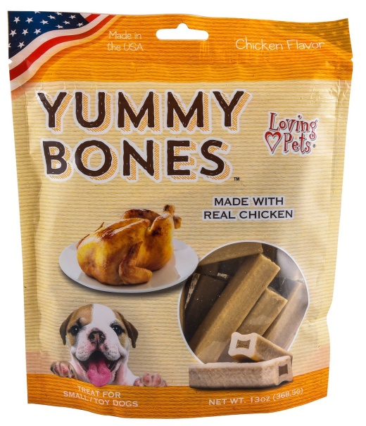 Yummy Bones Dog Treats, 13 Oz