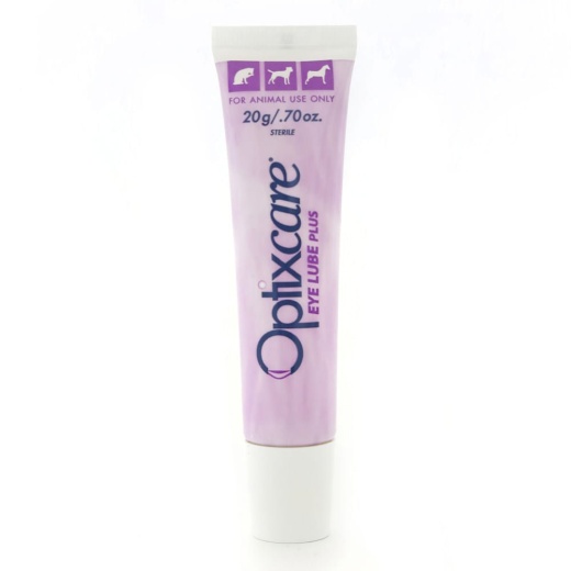Optixcare Eye Lube Plus for Pets - 20Gm - Clear and Unflavored